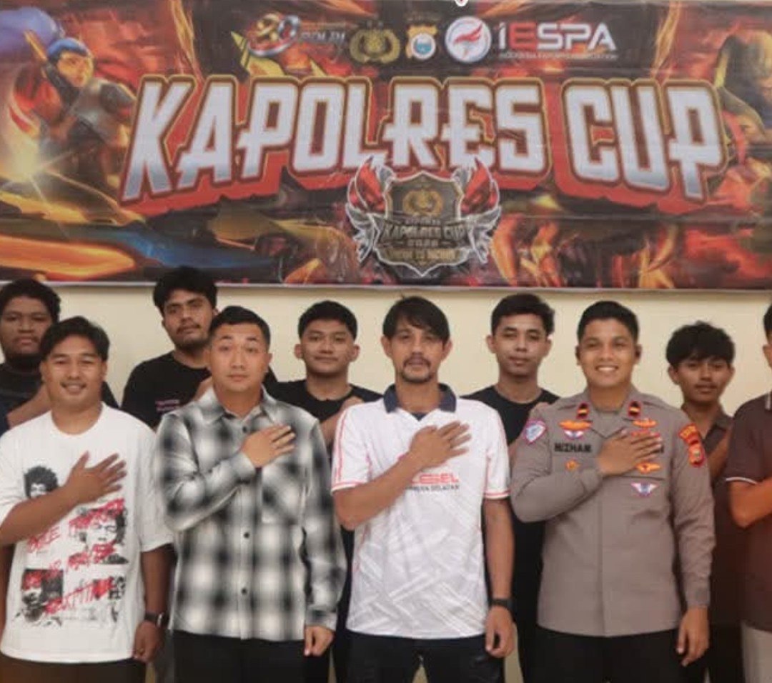 SAMBUT HUT BHAYANGKARA KE-80, POLRES HALMAHERA SELATAN GELAR TURNAMEN MOBILE LEGENDS KAPOLRES CUP 2026